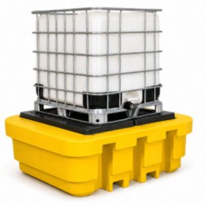PALLET DE CONTENÇÃO PARA 1 CONTAINER/IBC DE 1.000 LITROS, PERFIL BAIXO