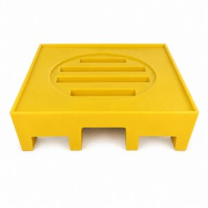 PALLET DE CONTENÇÃO PARA 1 TAMBOR, PERFIL BAIXO