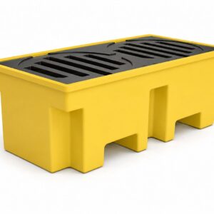 PALLET DE CONTENÇÃO PARA 2 TAMBORES, PERFIL ALTO