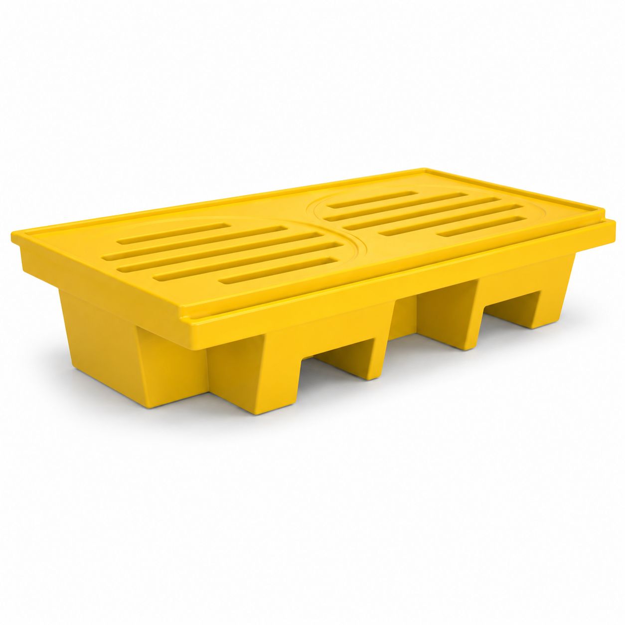PALLET DE CONTENÇÃO PARA 2 TAMBORES, PERFIL BAIXO