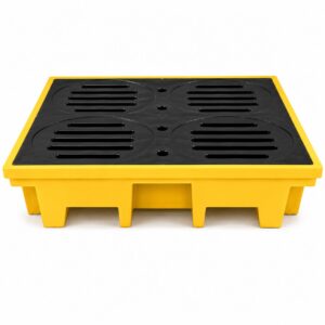 PALLET DE CONTENÇÃO PARA 4 TAMBORES, PERFIL MÉDIO