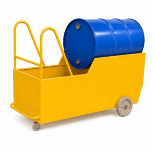 CAVALETE CARRO PALLET DE CONTENÇÃO PARA TAMBOR