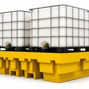 PALLET DE CONTENÇÃO PARA 2 CONTAINERS/IBC DE 1.000 LITROS