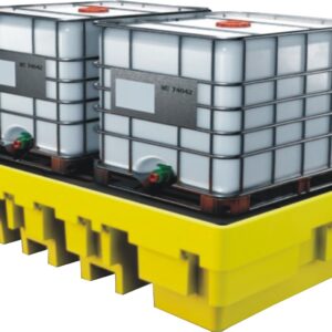 PALLET DE CONTENÇÃO PARA 2 CONTAINERS/IBC DE 1.000 LITROS