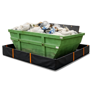 BACIA DE CONTENÇÃO PARA CAÇAMBAS DE RESÍDUOS