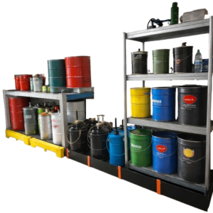 BACIA DE CONTENÇÃO PARA PRATELEIRAS