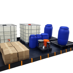 BACIA DE CONTENÇÃO PARA ESTOQUES